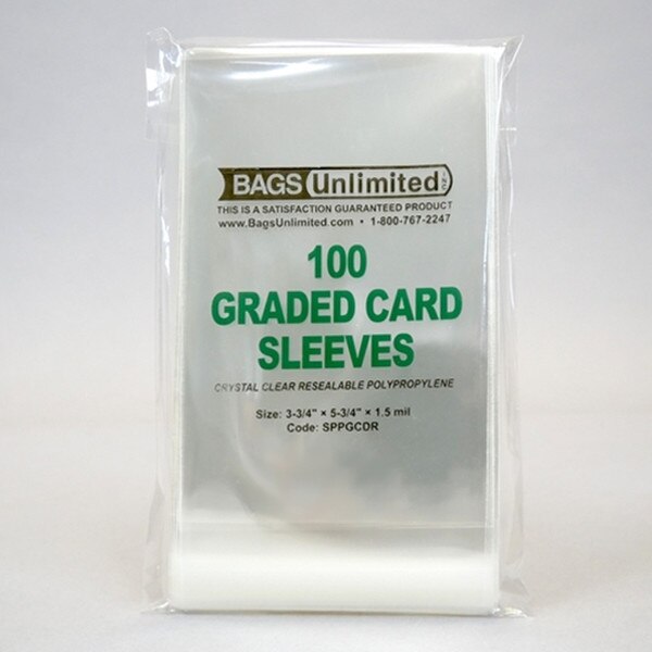 Trading Card Sleeve for Graded Card